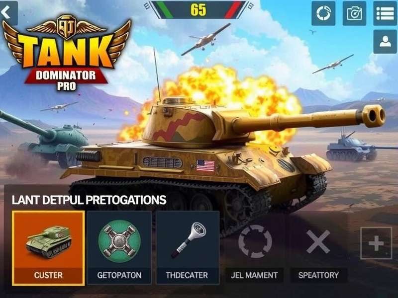 Tank Dominator Pro gameplay screenshot